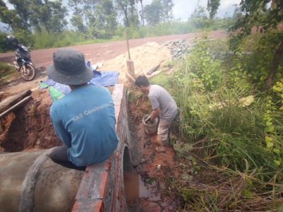 building the bridge to our house