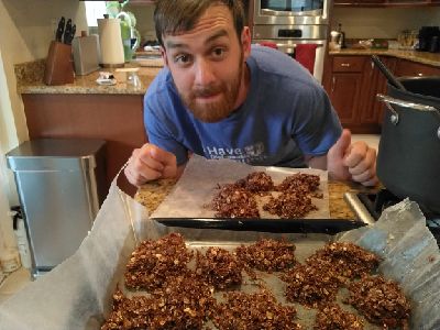 Baking cookies